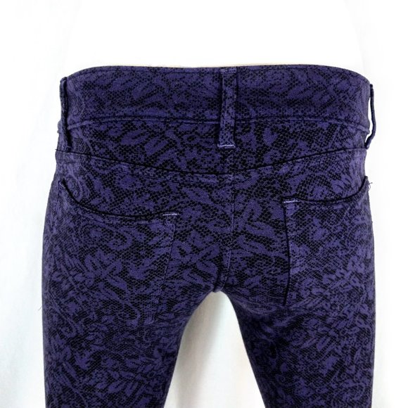 Vanilla Star XS Purple & Black Jeggings - Picture 7 of 9